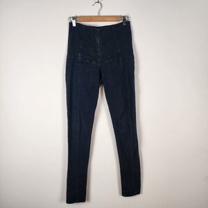 Prairie Underground Made In Seattle Girdle Dark Wash Skinny Blue Jeans Women's M